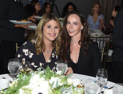 Sisters Jenna and Barbara Bush at the Hudson River Park Friends Playground Committee Luncheon in 2019