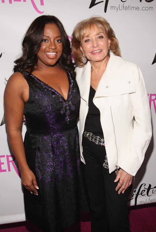 Sherri Shepherd and Barbara Walters at the launch party for the sitcom 
