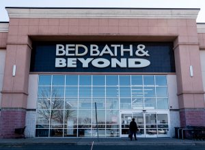 A Bed Bath & Beyond storefront