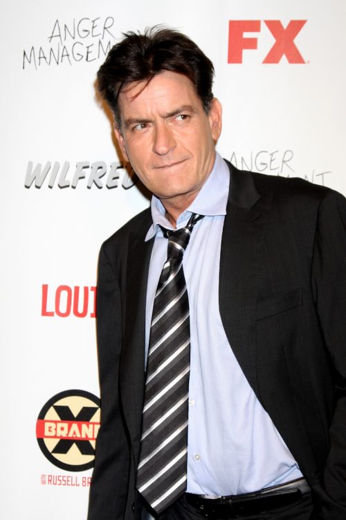 Charlie Sheen at the FX Summer Comedies Party in 2012