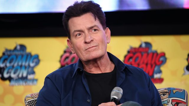 Charlie Sheen at German Comic Con in 2019