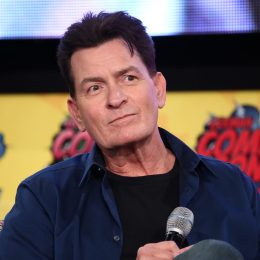 Charlie Sheen at German Comic Con in 2019