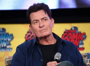 Charlie Sheen at German Comic Con in 2019