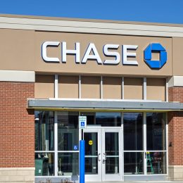 A storefront of a Chase bank location