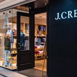 J. Crew store in Hong Kong.