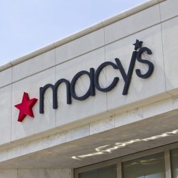A Macy's department store sign