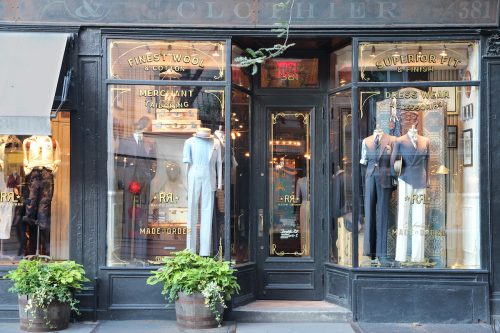 Ralph Lauren storefront in Manhattan