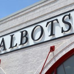 talbots store sign