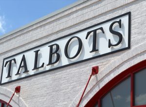 talbots store sign