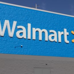 walmart logo on store
