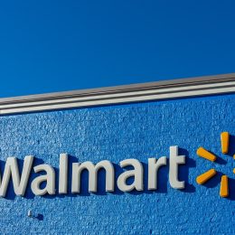 walmart store sign on building