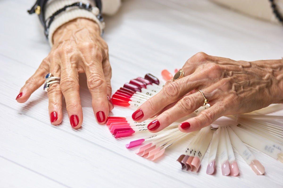 Manicure. Beautiful Manicured Woman S Hands with Red Nail Polish Stock  Image - Image of colorful, female: 74880053