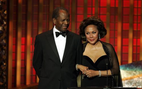 Sidney Poitier and Diahann Carroll at the 2005 NAACP Image Awards