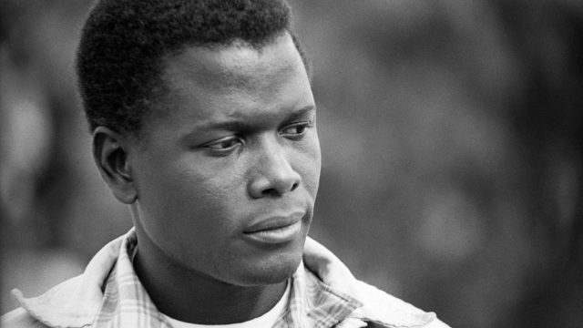 Sidney Poitier on the set of "Lillies of the Field" in 1963