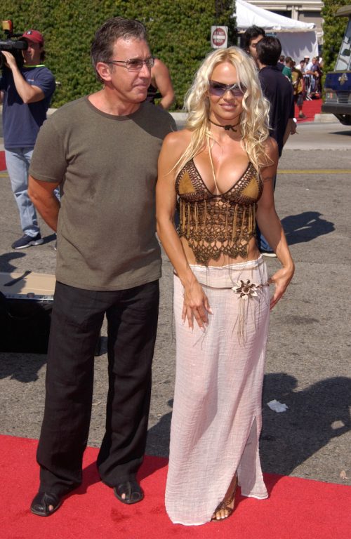 Tim Allen and Pamela Anderson at the 2002 Teen Choice Awards