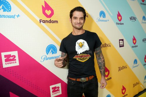 Tyler Posey at the Fandom Party in October 2022