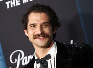 Tyler Posey at the premiere of "Teen Wolf: The Movie" in January 2023