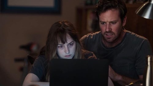 dakota johnson and armie hammer in wounds 2019