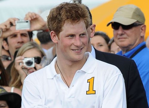 Young Prince Harry.