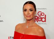 kyle richards at AHA red dress event 2023