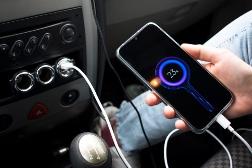 Phone Charging in Car