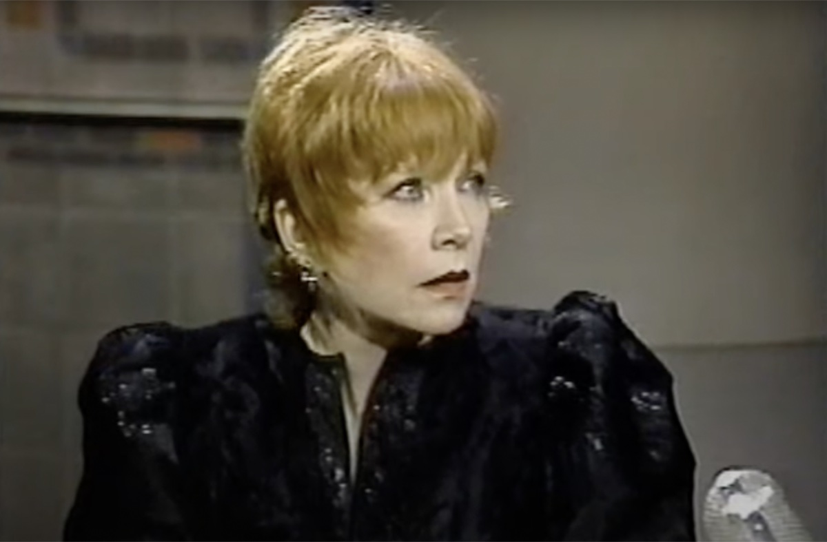 Shirley MacLaine on Late Night with David Letterman in 1988