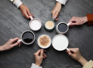 People Connecting Over Coffee