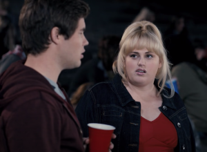 Adam DeVine and Rebel Wilson in "Pitch Perfect"