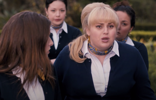 Anna Kendrick and Rebel Wilson in "Pitch Perfect"