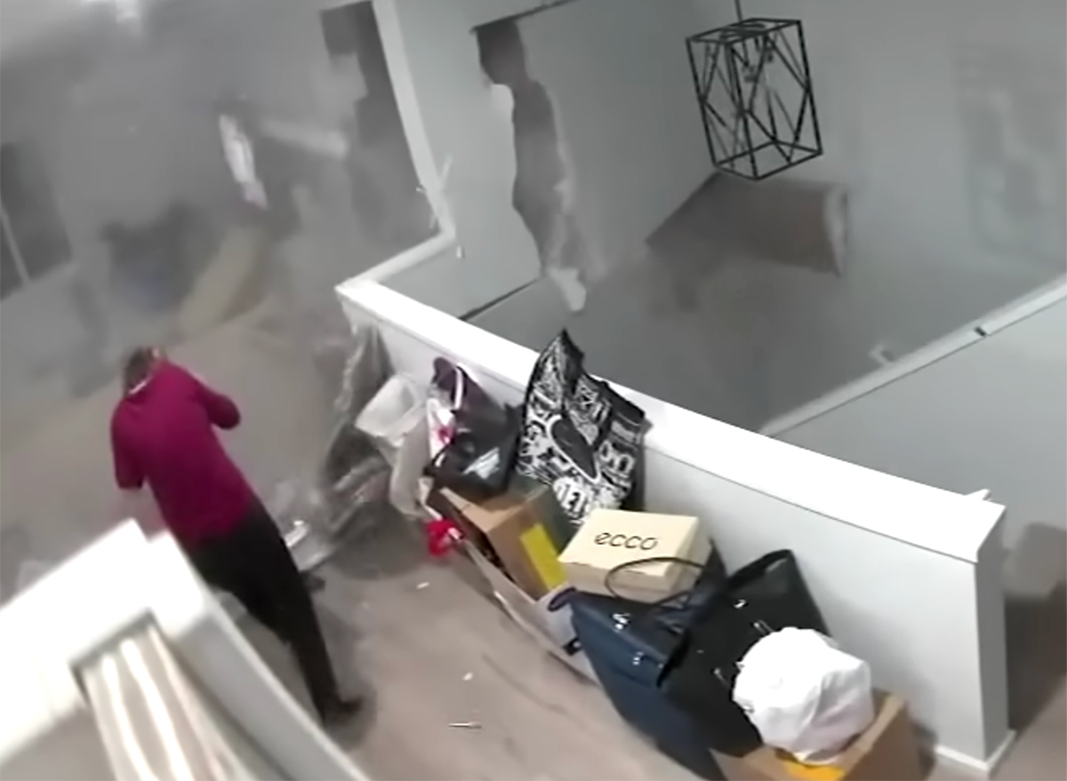Woman Avoids Being Crushed by Boulder Crashing Through Home