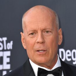 Bruce Willis at the Comedy Central Roast of Bruce Willis in 2018