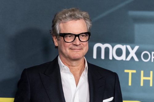 Colin Firth at the premiere of "The Staircase" in 2022