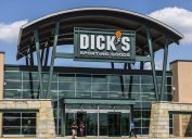 The storefront of a Dick's Sporting Goods location