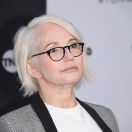 Ellen Barkin at the 2018 Turner Upfront