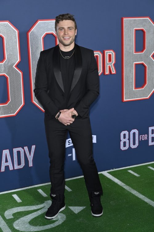 Gus Kenworthy at the "80 for Brady" premiere in January 2023