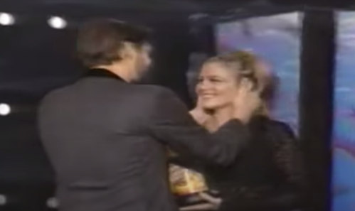 Jim Carrey and Alicia Silverstone at the 1997 MTV Movie Awards