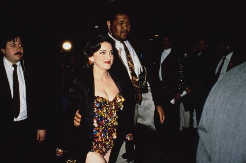 Madonna at the premiere of "Truth or Dare" in 1991