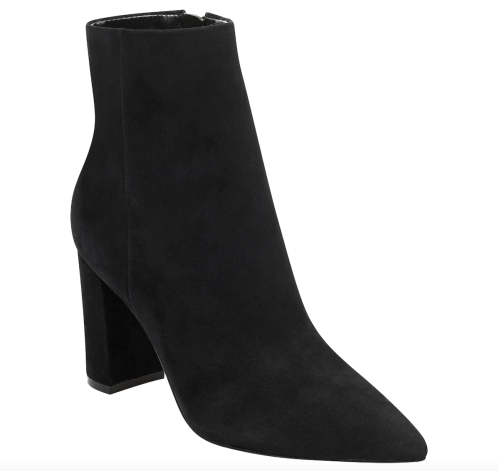 Marc Fisher black suede Ulani booties