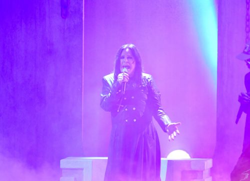 Ozzy Osbourne performing at the 2019 American Music Awards