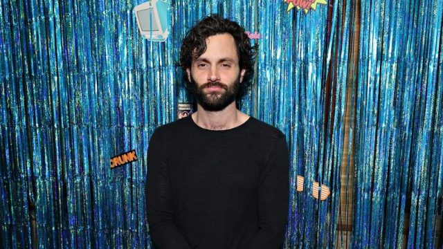 Penn Badgley at the launch of "Podcrushed" in 2022