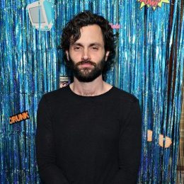 Penn Badgley at the launch of "Podcrushed" in 2022