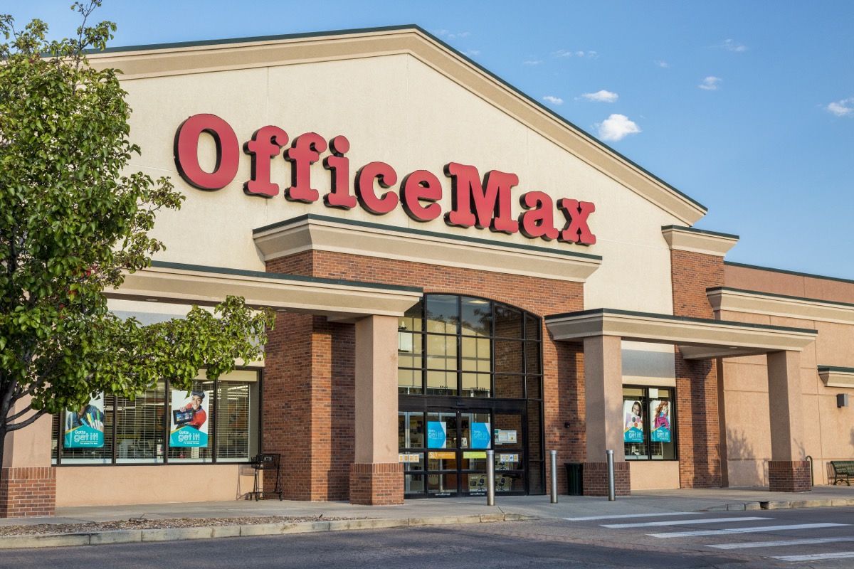 Office Depot Is Closing Stores, Starting Tomorrow — Best Life