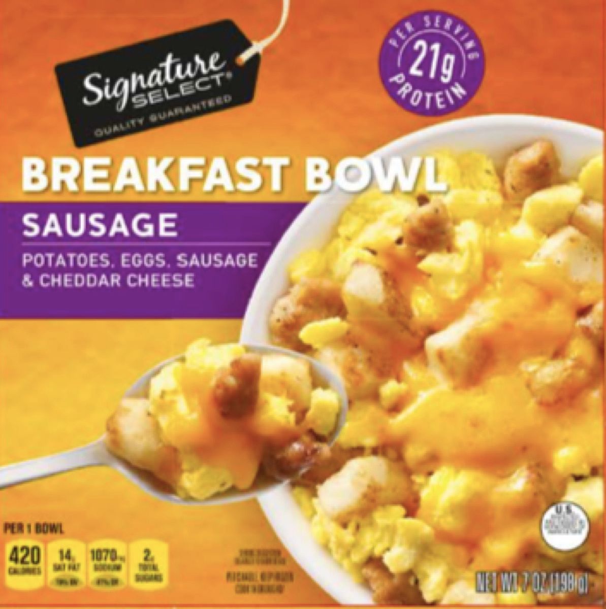 Signature Select Breakfast Bowl part of USDA alert