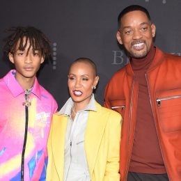 Jaden Smith, Jada Pinkett Smith, and Will Smith at the premiere of "Bel-Air" in 2022