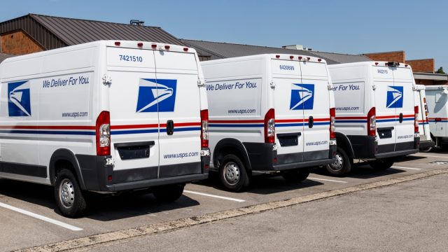 USPS Post Office Mail Trucks. The Post Office is responsible for providing mail delivery VI