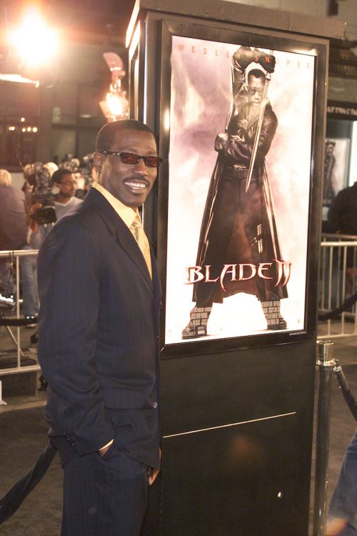 Wesley Snipes at the premiere of "Blade II" in 2002