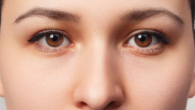 Close Up Of Brown Eyes
