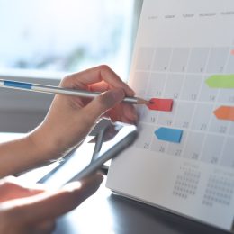 Color Coded Calendar