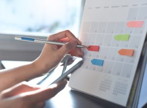 Color Coded Calendar