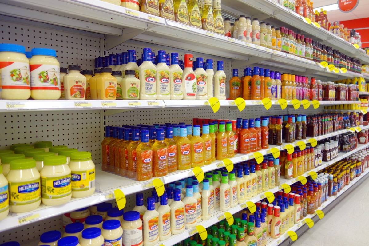 Dressing and Condiment Aisle